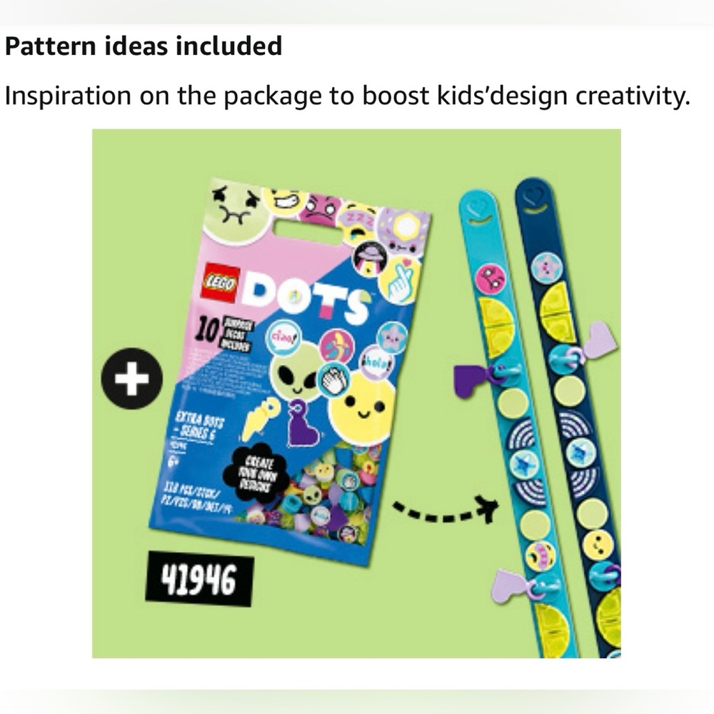 NWT LEGO DOTS Into the Deep Bracelet Set - Blue, Green, Purple - Picture 9 of 15